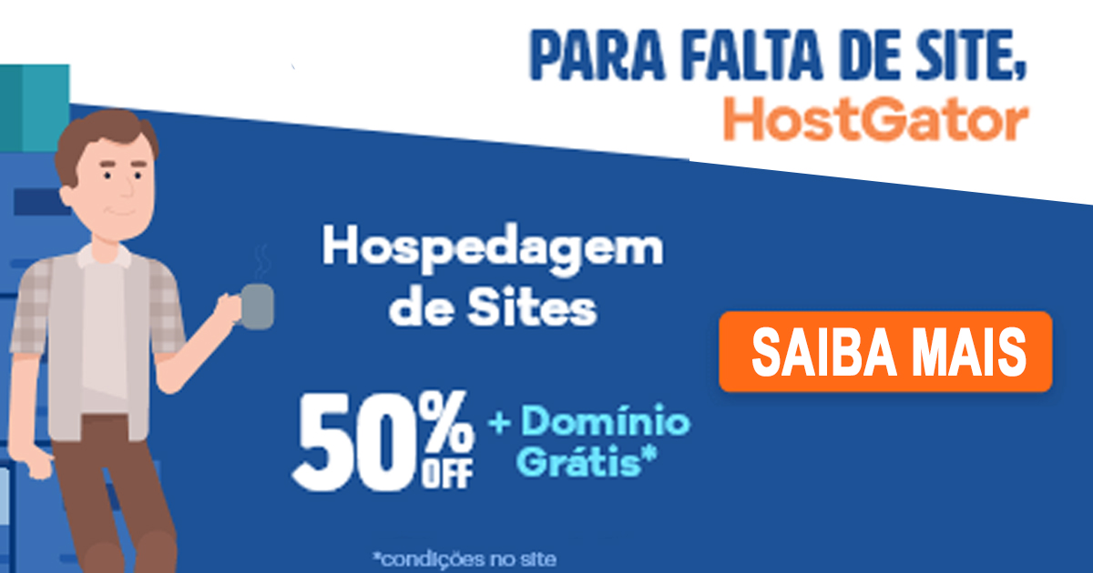 Hostgator na minha opinião tem a melhor hospedagem para sites